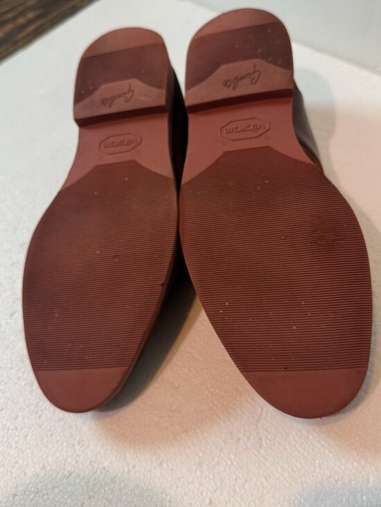 Vintage Polo Ralph Lauren Saddle Oxford Shoes Brown Suede Leather Mens Size 13 D